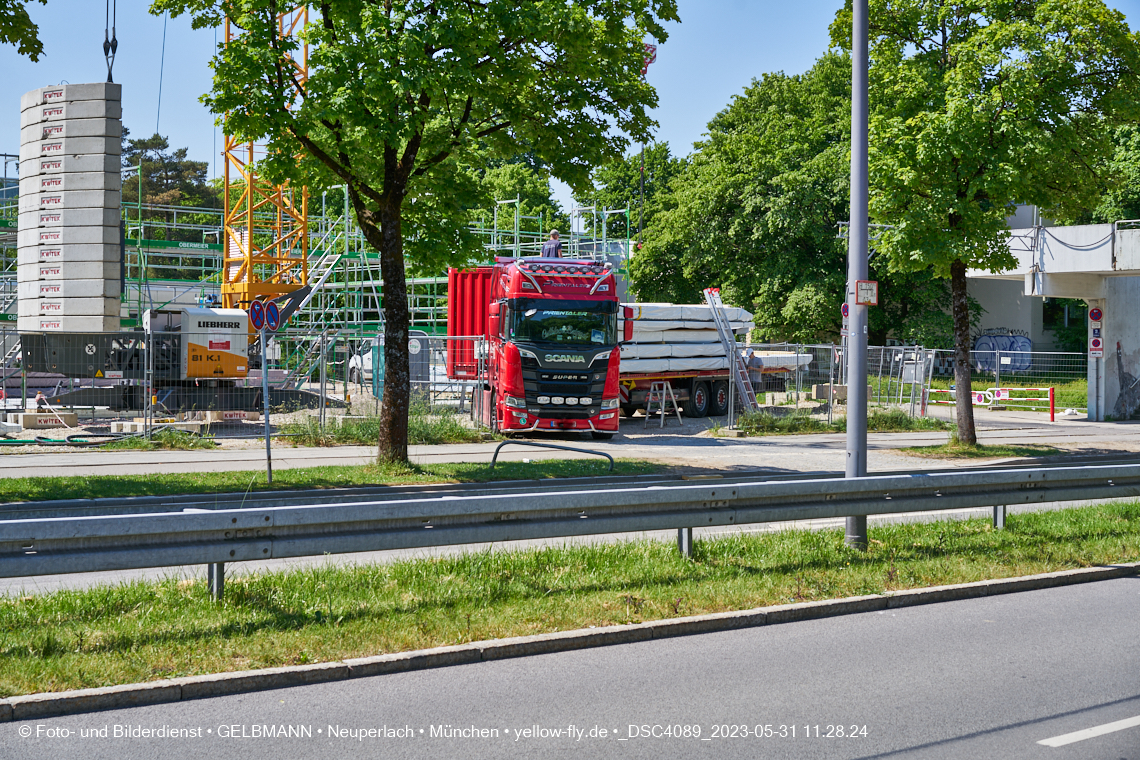 31.05.2023 - Wände für das Haus für Kinder in Neuperlach in München
